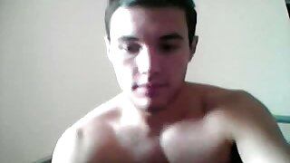 Jerks off hot cumshot