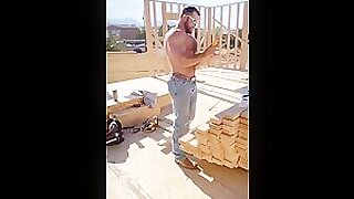at the construction site