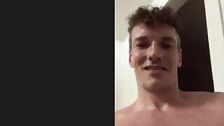 Zoom room with 4 hot young guy: jerking off!! He wants to be posted publicly!!