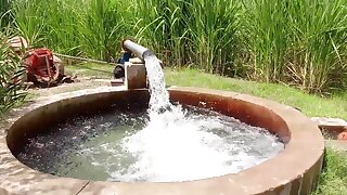 Pakistani daddy in tubewell