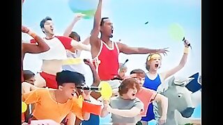 Thick hairy pits at Barbie movie