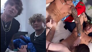 2 tiktokers loves threesome with lucky chick