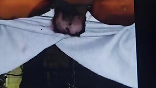 A black dude takes a quick dump outside in the cold