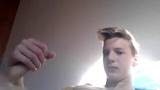 He heard someone come in, and still came so handsome holy shit