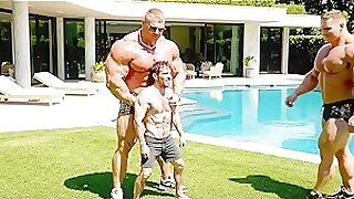Muscle Titan’s Domination — Power and Luxury at the Mansion_100% AI Content