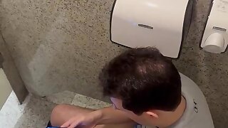 Toilet Spy jerk caught