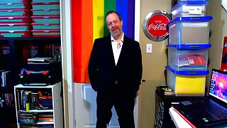 Blair strips for his friend Patrick!