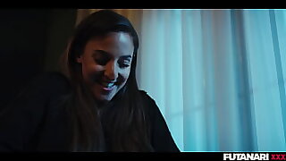 Cute Petite Blonde Girl Nata Gold Facefucked by Horny Real Life Futa Shemale Amirah - It Follows Parody