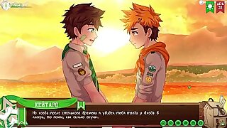 Scene 7 - Keitaro fucks Hiro on the dock &lpar;Russian dub&rpar;