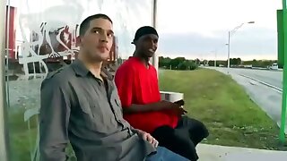 After being promised to get paid for his service this thug gives his ass up.