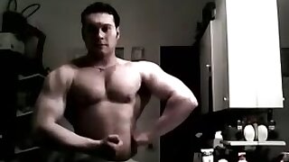 Michel Quadzilla flexing tease MySpace-Trailer (Mike Costantini)