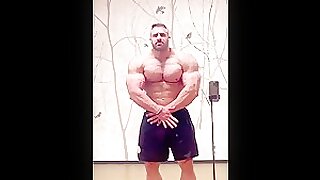 Hot, Beefy IFBB Pro Bodybuilder Dennis Reinhold.