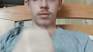 Cute 18yo Fench sub Areonn jerks for me, beats his balls, fingers his cunt and slides a butt plug in. Such a beautiful and willing and obedient boy!