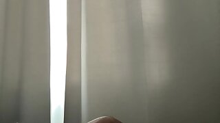 Man play dick webcam