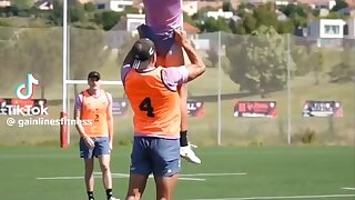 Watch these muscular muscular bro's play some rugby.