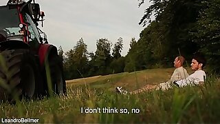 Straight farmer tricked into wanking in public