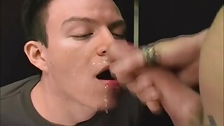 Big cock blowjob in moving car